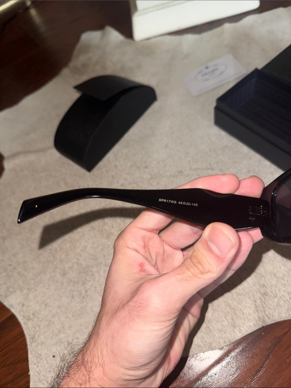 Prada Black Symbole Sunglasses - Picture 7 of 14